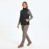 Women's Heated Vest With USB Rechargeable Battery Powered Puffer Stand Collar And Heat-Reflective Lining - Image 2