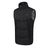 Women's Heated Vest With USB Rechargeable Battery Powered Puffer Stand Collar And Heat-Reflective Lining - Image 4