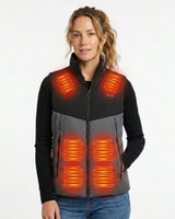 Women's Heated Vest With USB Rechargeable Battery Powered Puffer Stand Collar And Heat-Reflective Lining - Image 5
