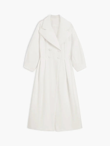 Women's Longline Double-Breasted Tailored Coat