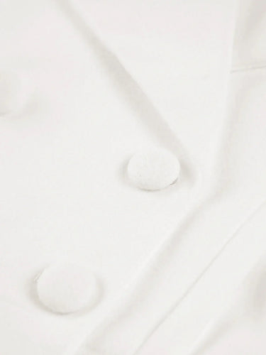 Women's Longline Double-Breasted Tailored Coat