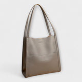 Women's Structured Handbag with Clean Lines and Reinforced Base