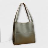 Women's Structured Handbag with Clean Lines and Reinforced Base