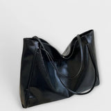 Women's Structured Handbag with Top Handle and Detachable Strap