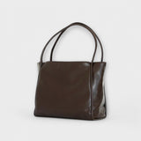 Women's Structured Handbag with Top Handle and Detachable Strap