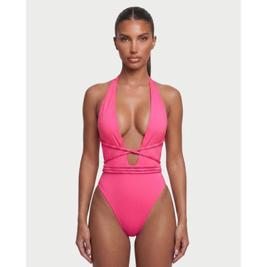 Women's Swimsuit Flattering Monokini Braided-Rope - Image 12