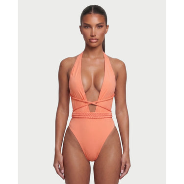 Women's Swimsuit Flattering Monokini Braided-Rope - Image 6