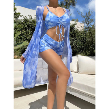Women's Swimwear Adjustable Bikini Set Drawstring - Image 1