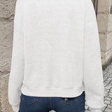 Women's Textured Zip Up Lightweight Bomber Jacket