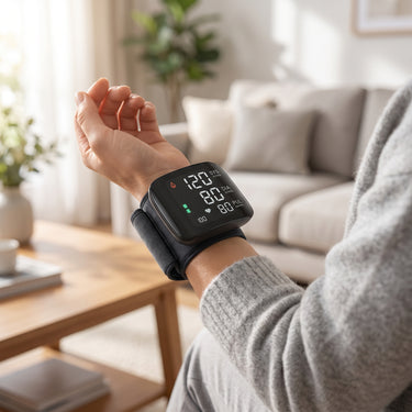 Healthguard Wrist Blood Pressure Monitor Rechargeable Digital Device With Touch Display And Voice - Image 4