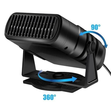 12V Automotive Portable Car Heater Defrosts Windshield With 360° Rotating Holder And Cooling Function - Image 5
