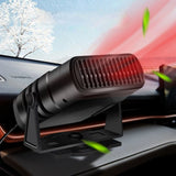 12V Automotive Portable Car Heater Defrosts Windshield With 360° Rotating Holder And Cooling Function - Image 1