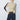 Mock Neck Contrast Sleeve Top
