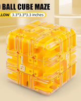 3D Ball Cube Maze Stress Relief Puzzle For Focus And Dexterity - Image 1