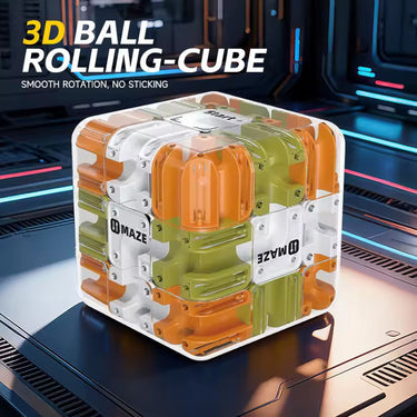 3D Ball Cube Maze Stress Relief Puzzle For Focus And Dexterity - Image 16