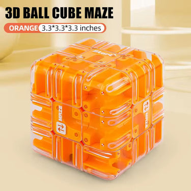 3D Ball Cube Maze Stress Relief Puzzle For Focus And Dexterity - Image 14