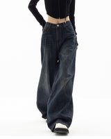 90s Vintage Washed Effect Baggy Boyfriend Jeans 1