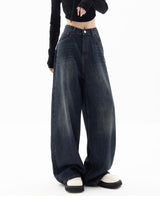 90s Vintage Washed Effect Baggy Boyfriend Jeans 4