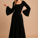 Allyson | Women's Long Puff Sleeve Sweater Dress 3
