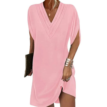 Amalfi Summer Dress – Elegant V-Neck Multi-Layered Casual Outfit 7