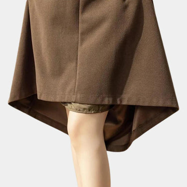 Ankle-Length A-Line Wool Skirt With Stretch 3