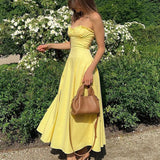 Anneliese | Romantic summer dress with bustier & A-line 0
