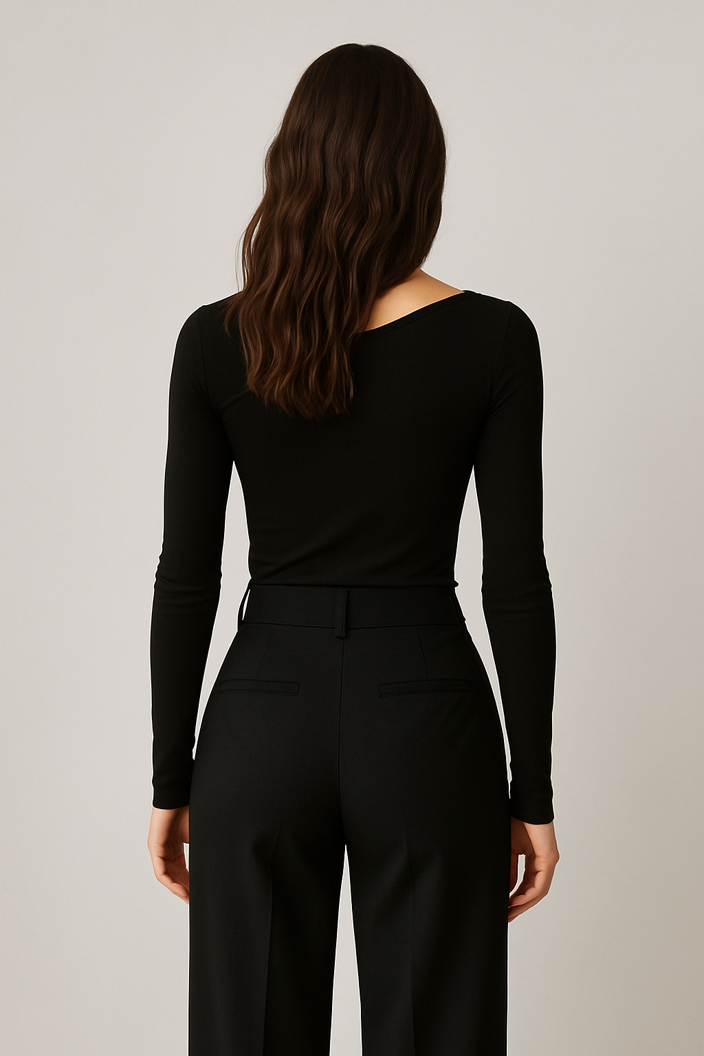Asymmetric Long Sleeve Top