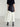 Asymmetric Patchwork Faux Leather Chiffon Pleated Maxi Skirt 2