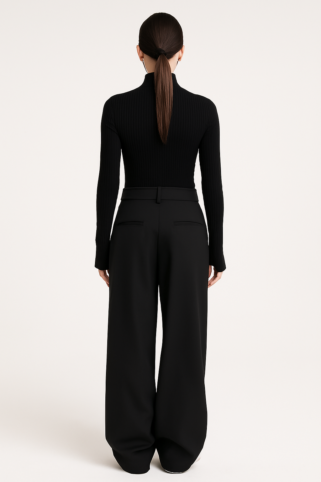 Asymmetrical Relaxed Fit Pants