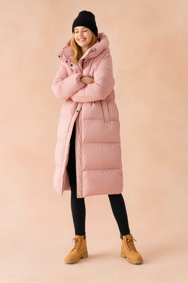 Audrey Long Quilted Winter Jacket – Stylish Warmth for Chilly Days 2