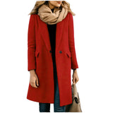 Autumn Trench Coat Women – Cozy Wool Blend for Stylish Layering 6