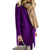 Autumn Trench Coat Women – Cozy Wool Blend for Stylish Layering 7