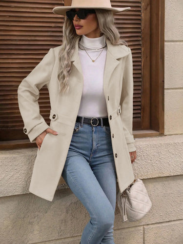 Autumn Wool Coat – Elegant Slim Fit Design for Versatile Styling 2