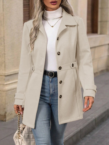 Autumn Wool Coat – Elegant Slim Fit Design for Versatile Styling 4