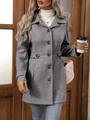 Autumn Wool Coat – Elegant Slim Fit Design for Versatile Styling 6