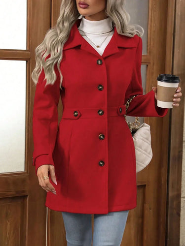 Autumn Wool Coat – Elegant Slim Fit Design for Versatile Styling 7