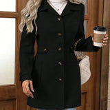 Autumn Wool Coat – Elegant Slim Fit Design for Versatile Styling 8