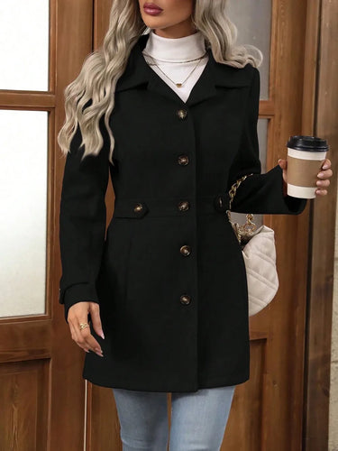 Autumn Wool Coat – Elegant Slim Fit Design for Versatile Styling 8