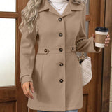 Autumn Wool Coat – Elegant Slim Fit Design for Versatile Styling 9