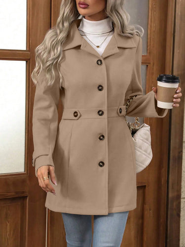 Autumn Wool Coat – Elegant Slim Fit Design for Versatile Styling 9