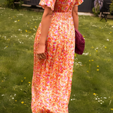 Ava™ | Elegant maxi dress with V-neck and feminine fit 2
