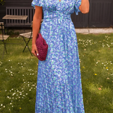 Ava™ | Elegant maxi dress with V-neck and feminine fit 3