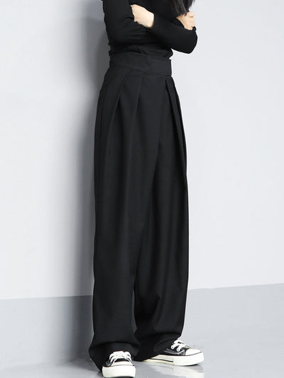 Wide Leg Velcro Waist Pants