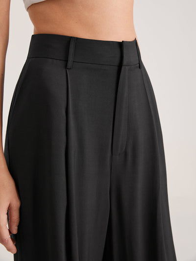 High Waisted Wide Leg Trousers