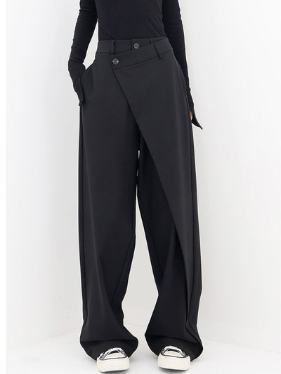 Asymmetrical Relaxed Fit Pants