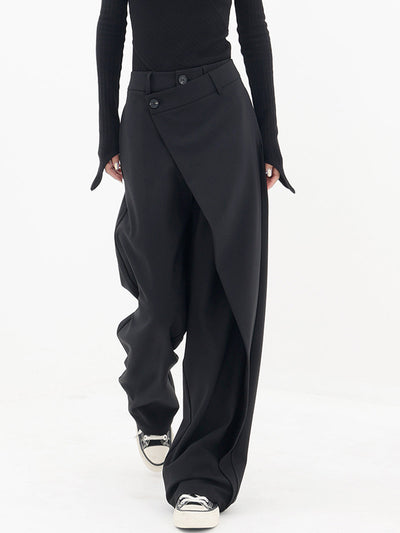 Asymmetrical Relaxed Fit Pants