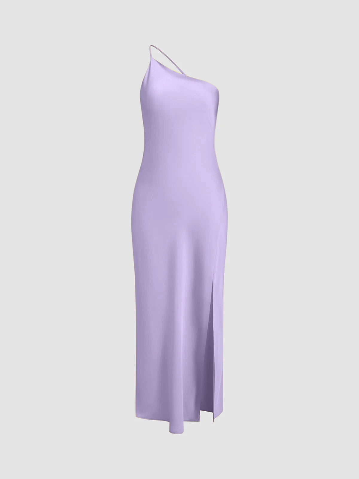 Open Back Satin Maxi Dress
