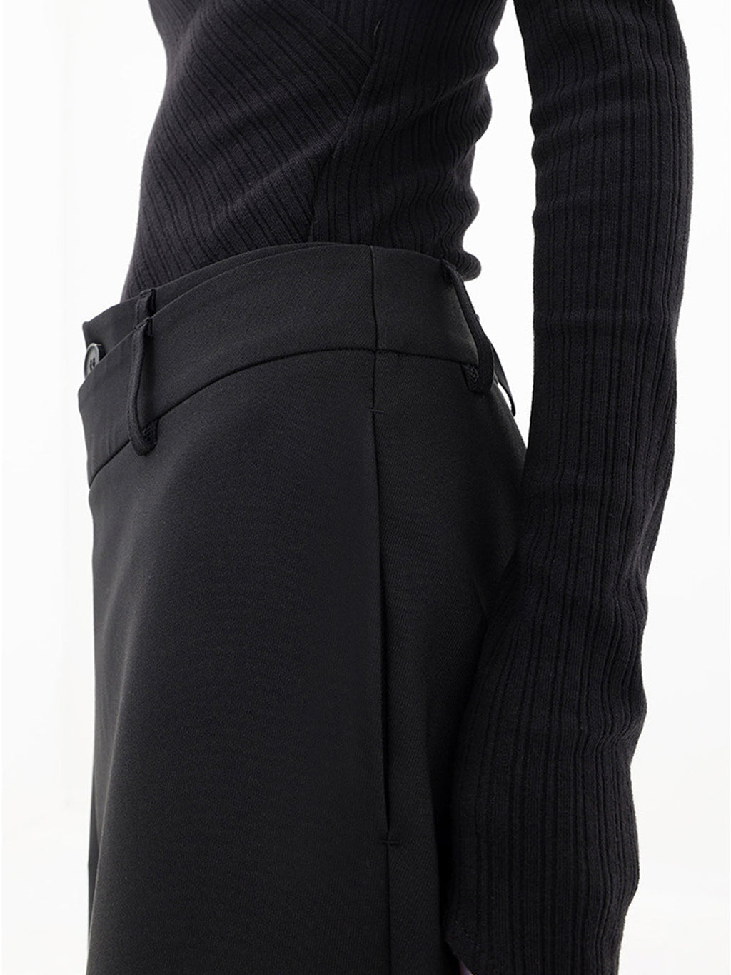 Asymmetrical Relaxed Fit Pants