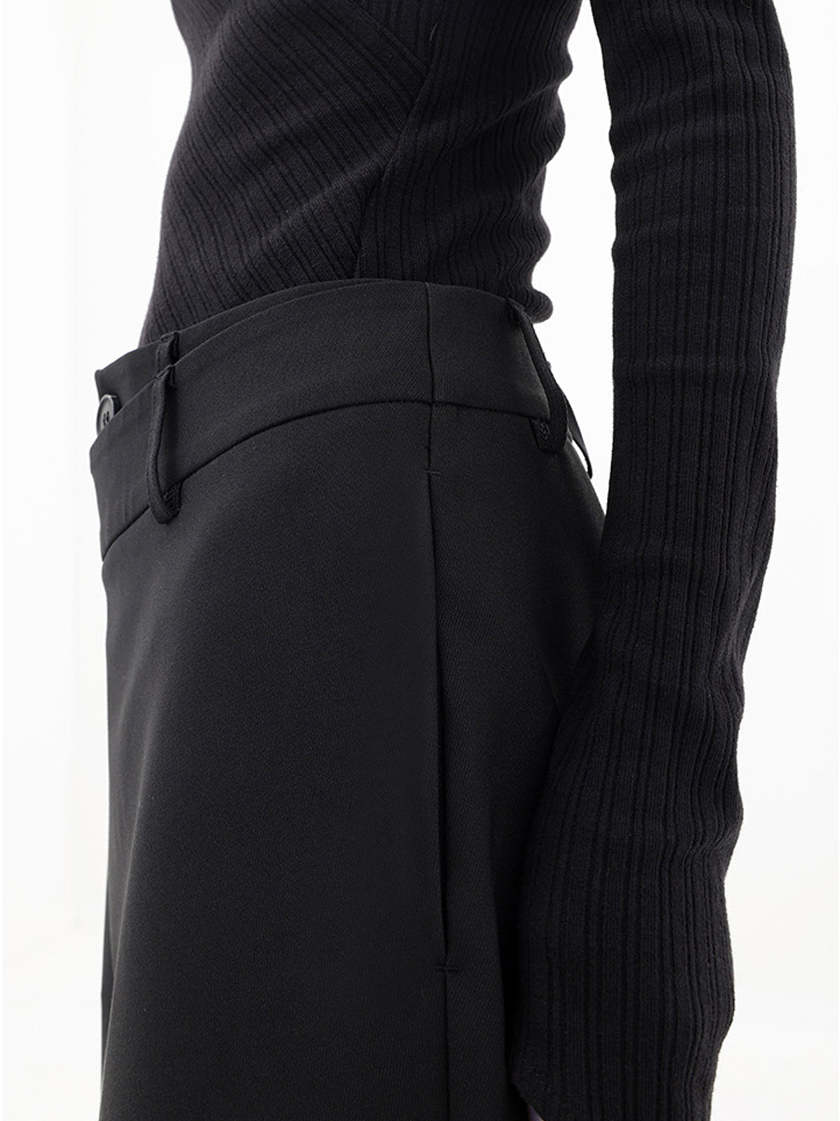 Asymmetrical Relaxed Fit Pants