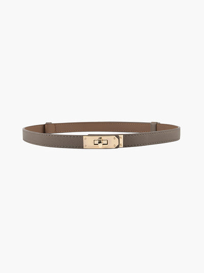 Slim Leather Belt
